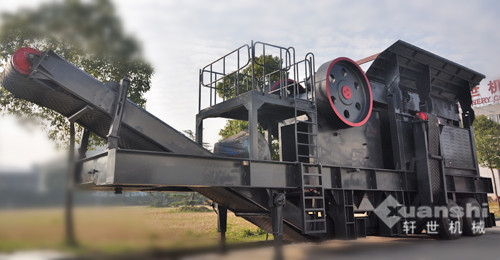 輝綠巖移動(dòng)破碎機(jī)